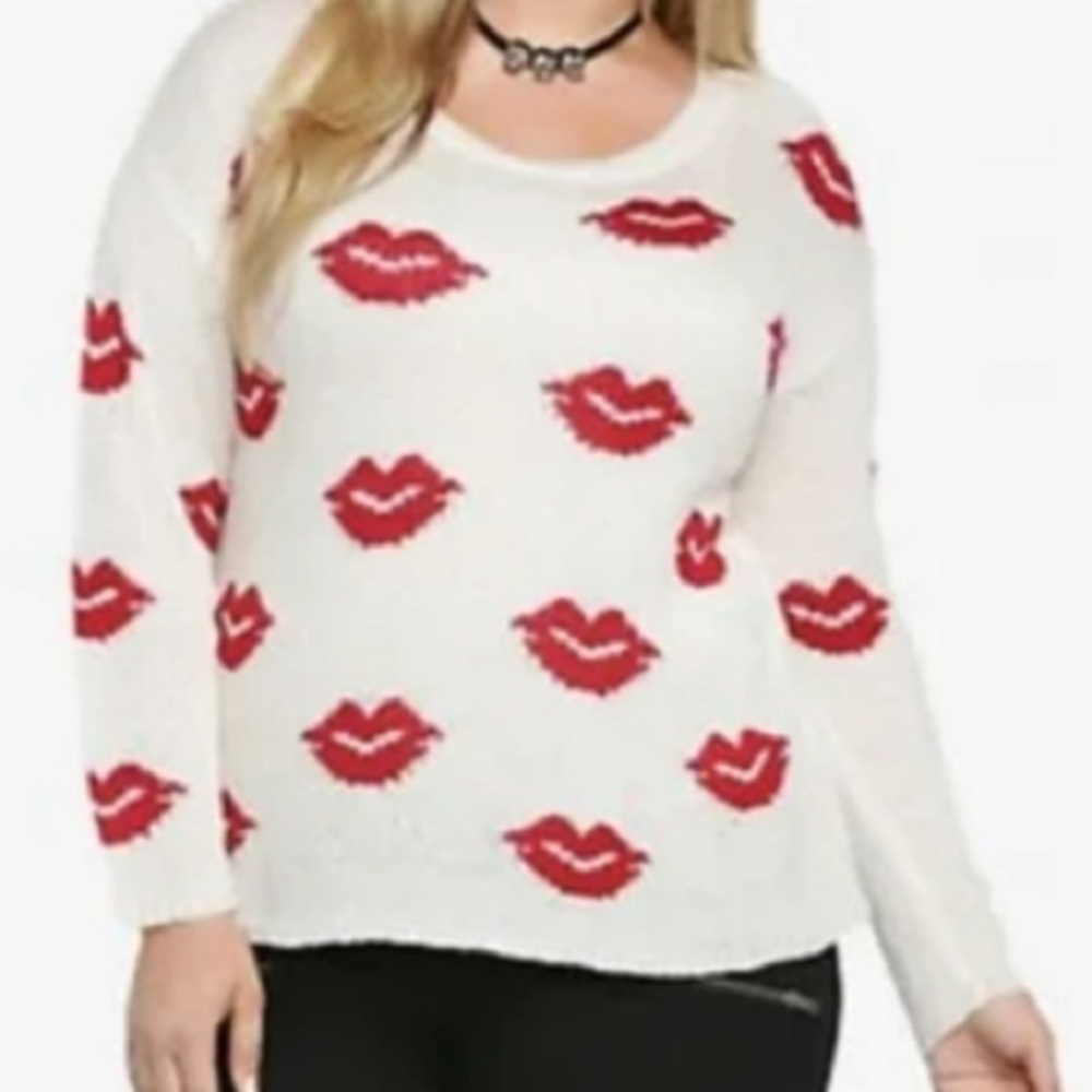 Torrid Kiss Lips Sweater